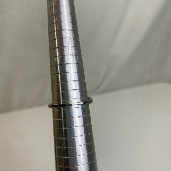 925 STERLING SILVER CZ  " X " DESIGN BAND RING SIZE 11.5 Signed Ryze - Picture 9 of 11